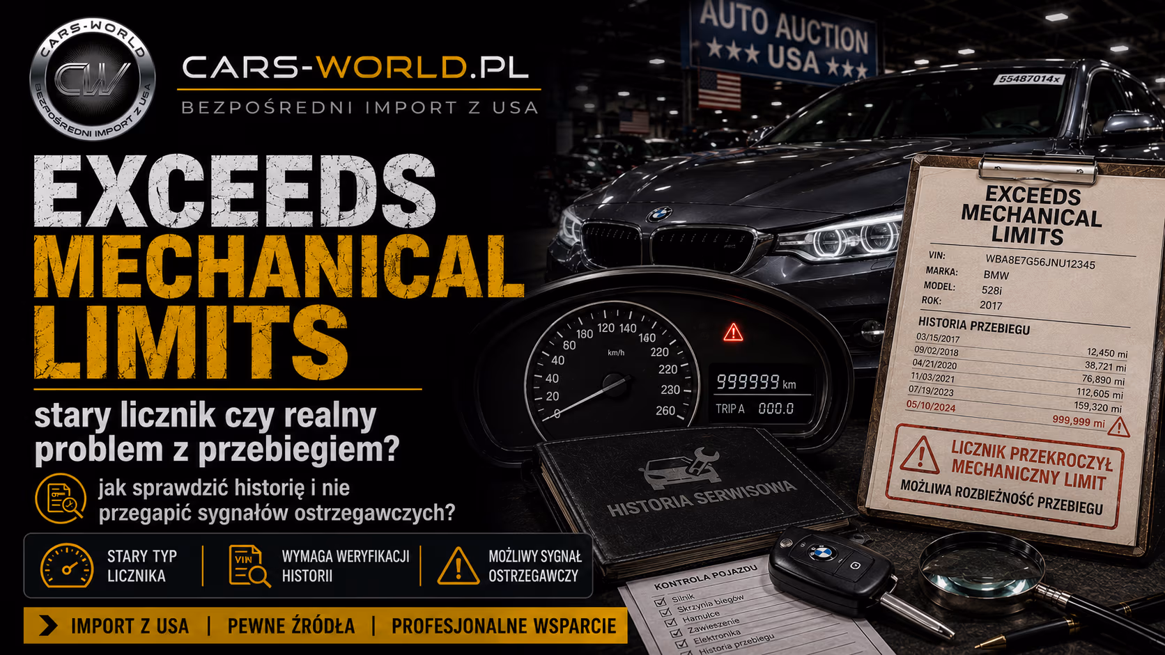 „Exceeds mechanical limits" – stary licznik czy realny problem z przebiegiem?