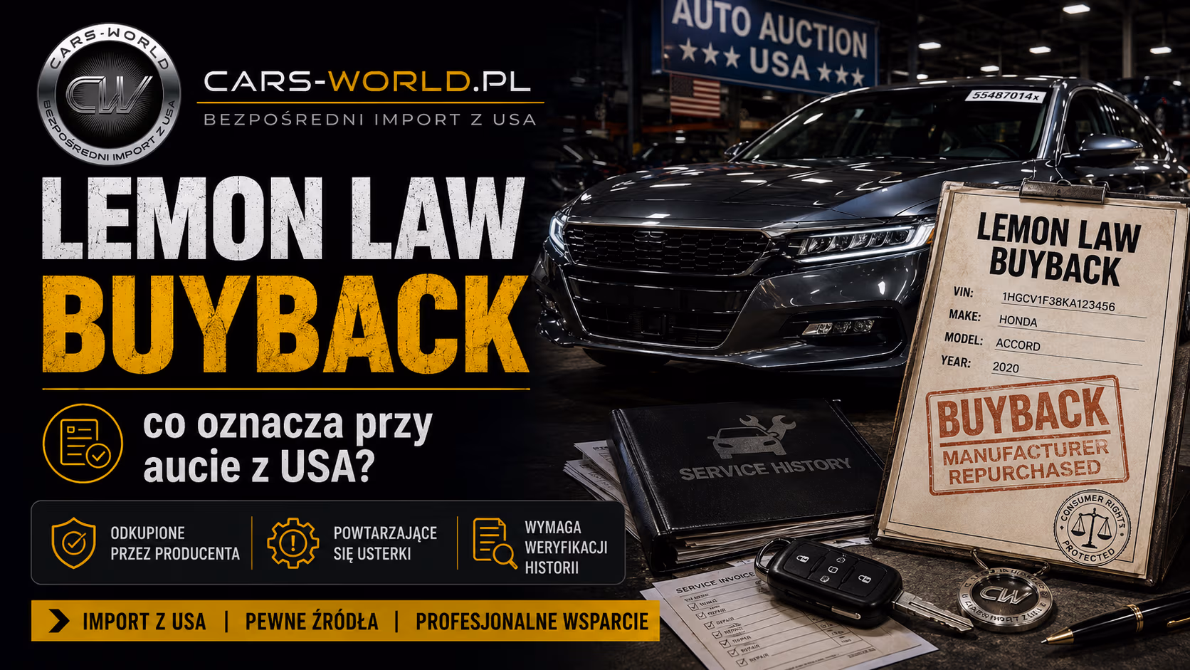 Lemon law buyback przy aucie z USA – co oznacza i czy warto kupić?