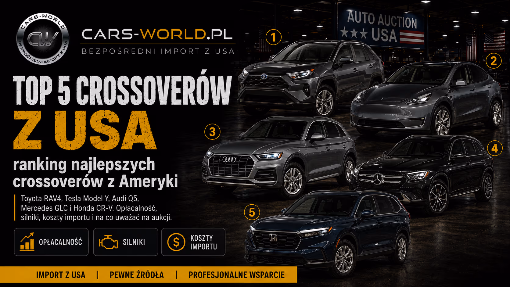 TOP 5 crossoverów z USA - ranking najlepszych crossoverów z Ameryki